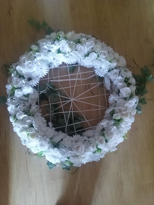 Dekoracja komunijna, wianek