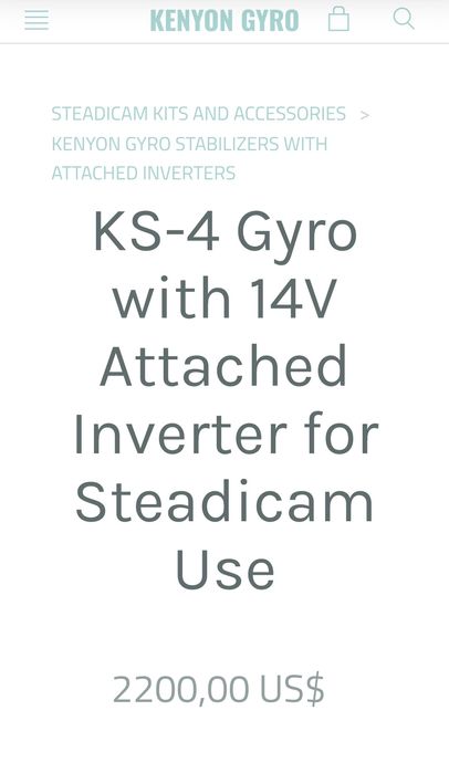 Kit Gyroscope Kenyon  KS-4 K Giroscópio