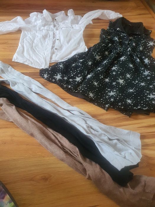 Strój galowy,apel, bluzka cool club, sukienka na galowo