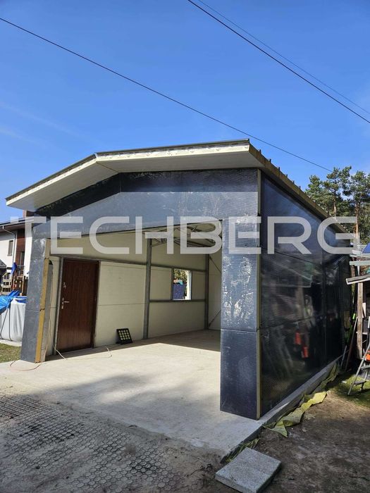 Garaż 5x7 m | 35 m2 Konstrukcja Stalowa pod płytę warstwową