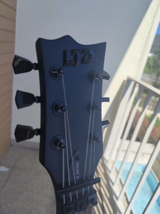 Guitarra Eléctrica ESP LTD EC-FR "Black Metal"