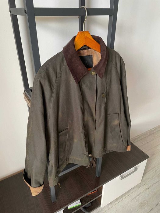 Nowa kurtka woskowana damska ZW ZARA Collection sztruks M