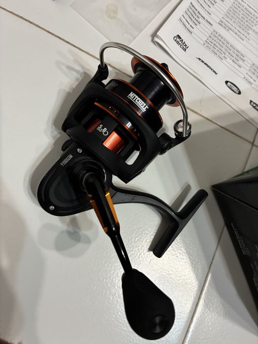 Carreto pesca spinning mitchell 350 pro NOVO na caixa pronto / impec