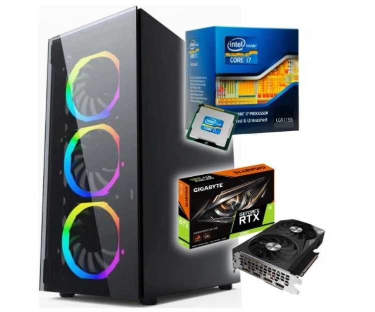 Komputer Gamingowy RTX 3060 12GB / 32GB RAM / SSD 1TB