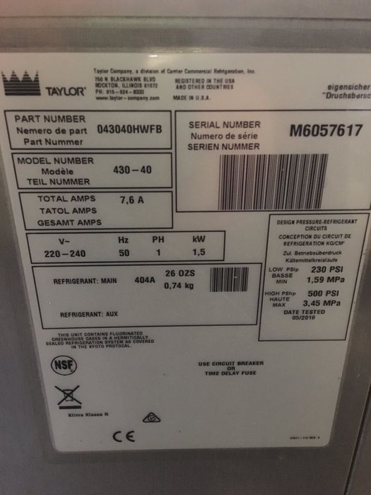 Фризер Taylor 430 коктейль / слаш