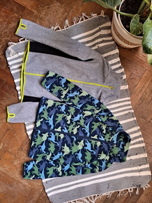 Фліска H&M флісова кофта зіпка динозаври