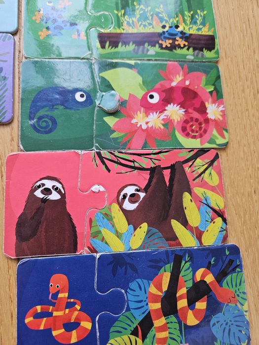 Puzzle duo dwie części rok dwa trzy lata Kapitan Nauka Czuczu