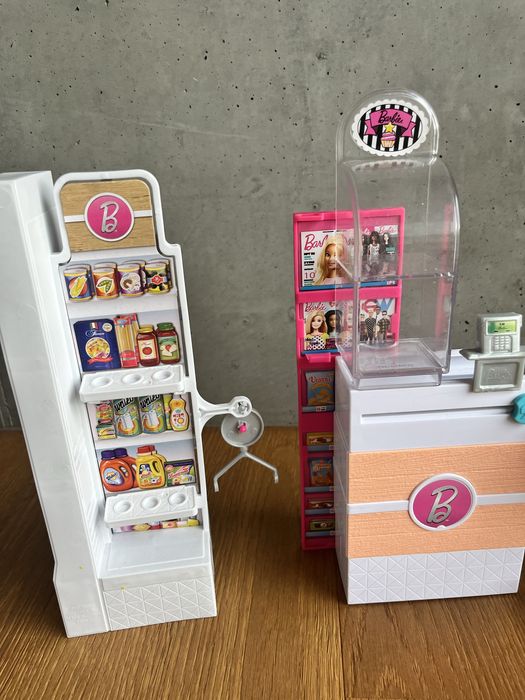 Zestaw mebli dla lalek Barbi/ kiosk/ pizzeria