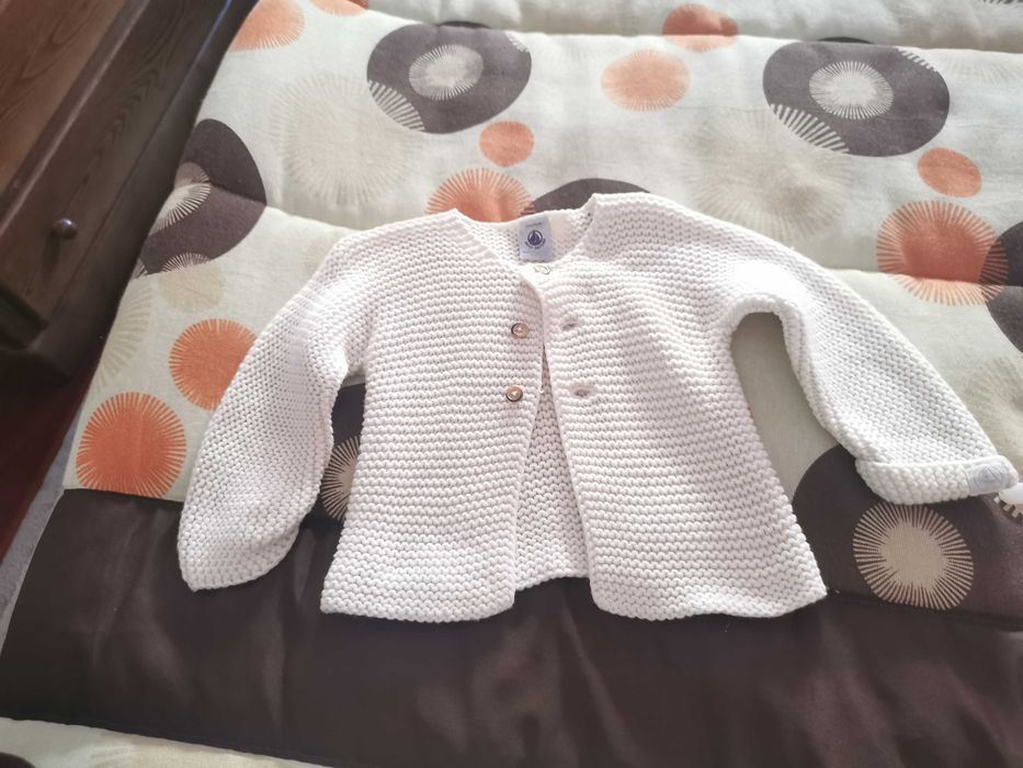 Casaco de malha menina