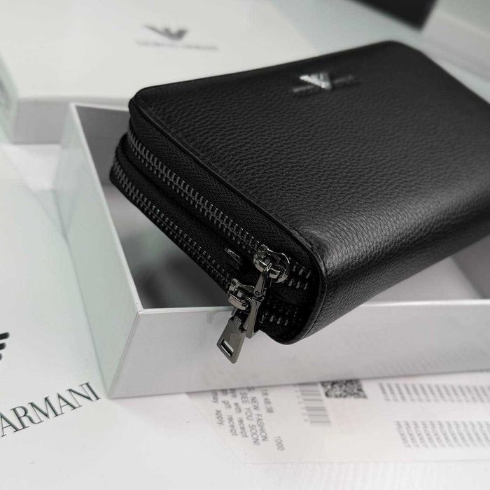 Шкіряний гаманець Armani
