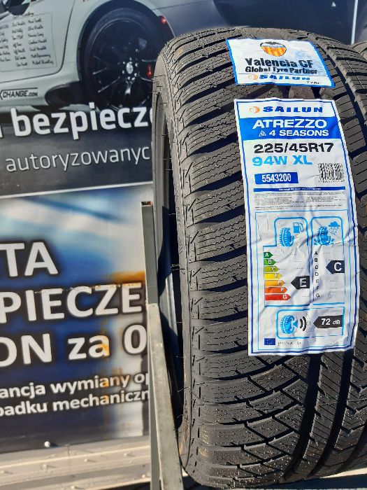 2XOpona wielosezonowa 225/45 R17 94W SAILUN ATREZZO 4SEASON całoroczn