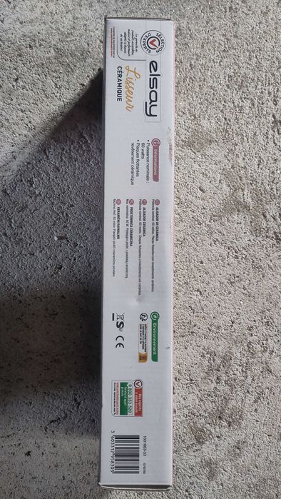 Alisador de cabelo Elsay – Regulável - c/ saco transporte - NOVO