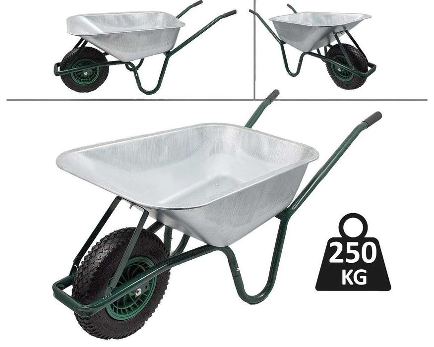 TACZKA Ogrodowa / Budowlana jednokołowa 100L / 250kg