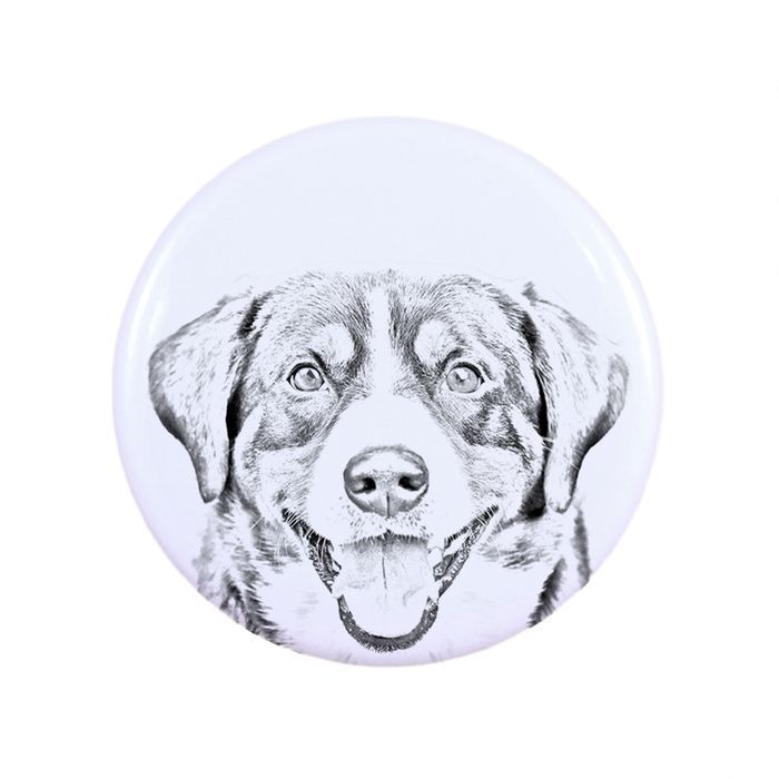 Entlebucher przypinka z psem duża Art-Dog