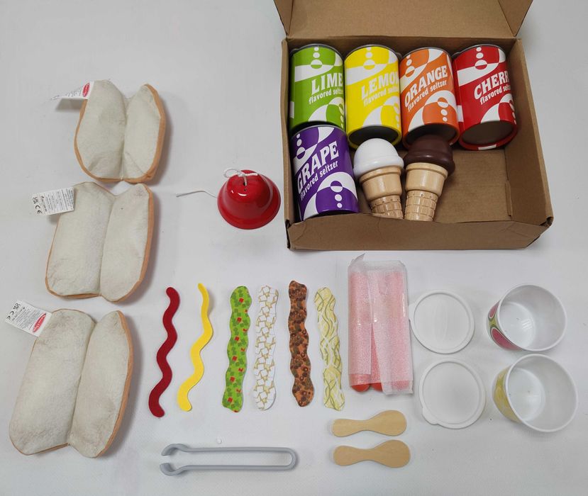 Melissa&Doug Drewniany Wózek 19350 lodziarnia kawiarnia 2w1 A3