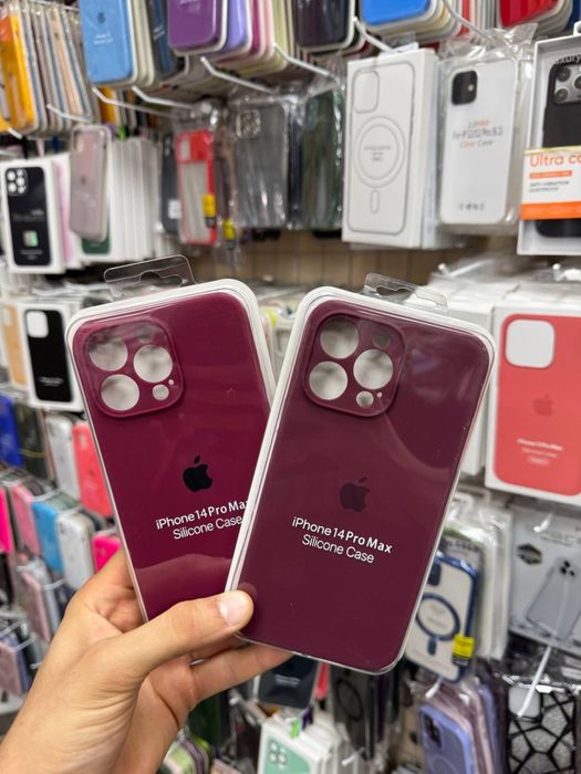 Чехол для iphone 14 pro max и другие модели silicone case