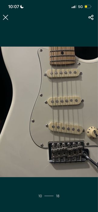 gitara elektryczna JET z wzmacniaczem i stojakiem