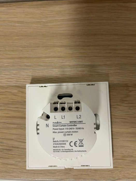 Interruptor / Controlador Inteligente Nedis Smart Wi-Fi para Estores