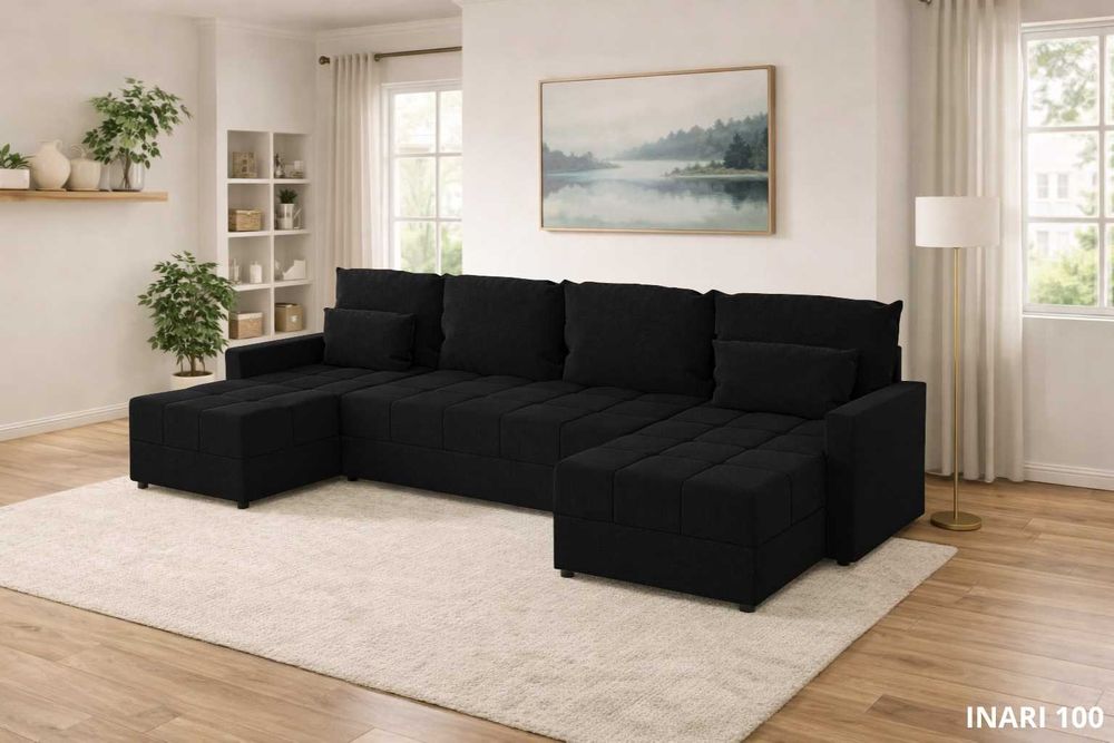 NOWY Narożnik Rogówka DOMINO U z funkcją spania KUPUJESZ U PRODUCENTA!