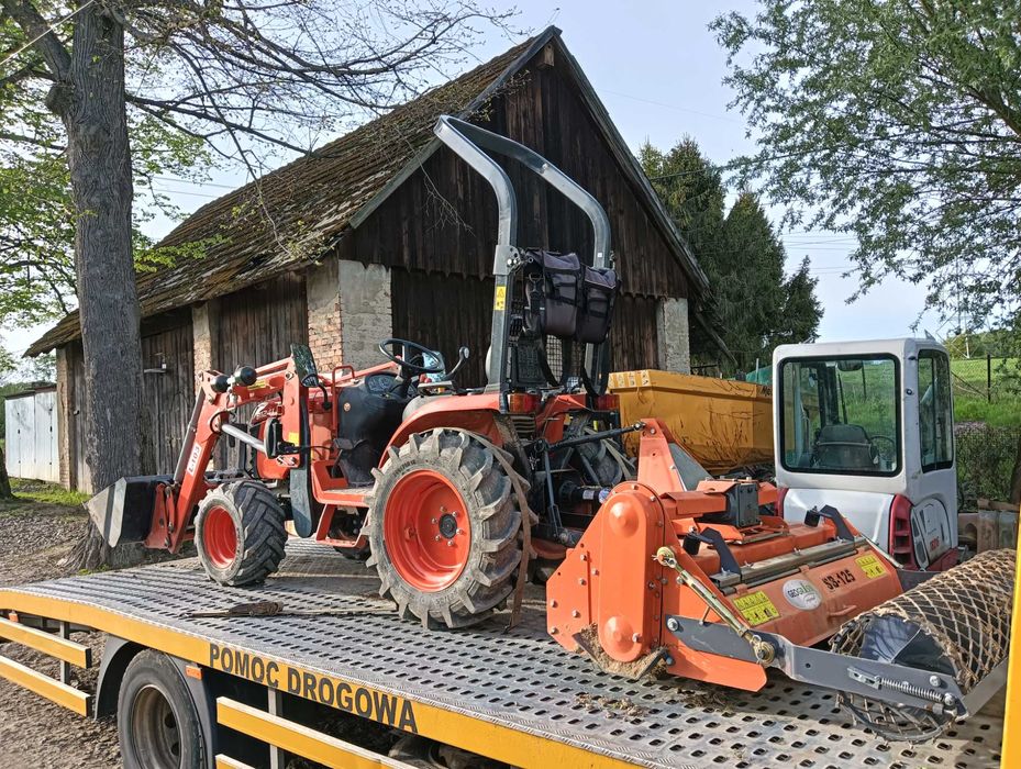 Glebogryzarka separacyjna usługi  mulczer usługi wynajem  minikoparka