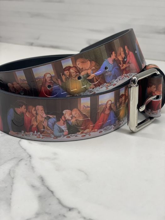 Ремінь Supreme "Тайна Вечеря"