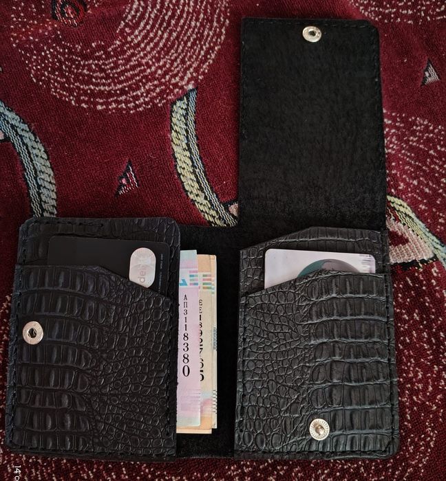 Кожаные мужские портмоне,,ручной работы