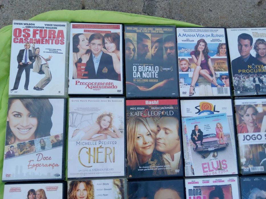 30 DVDs incluindo os fura casamentos