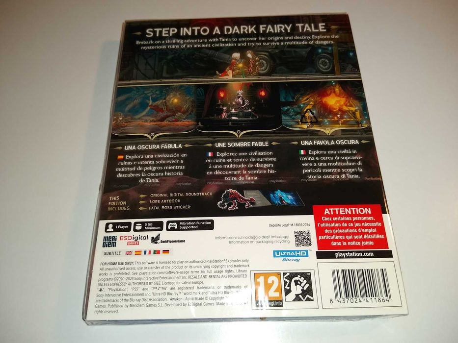 Awaken Astral Blade Tania's PS5 nowa folia