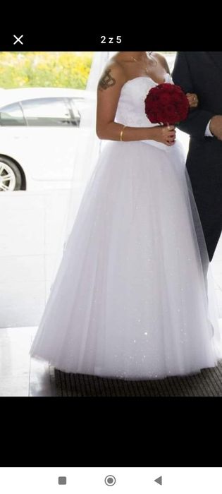 Suknia ślubna księżniczka XS/S