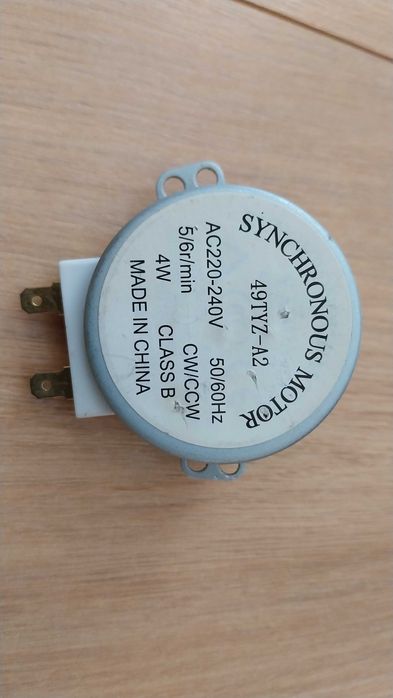 Silnik talerza mikrofalówki AC 230V 49TYZ-A2
