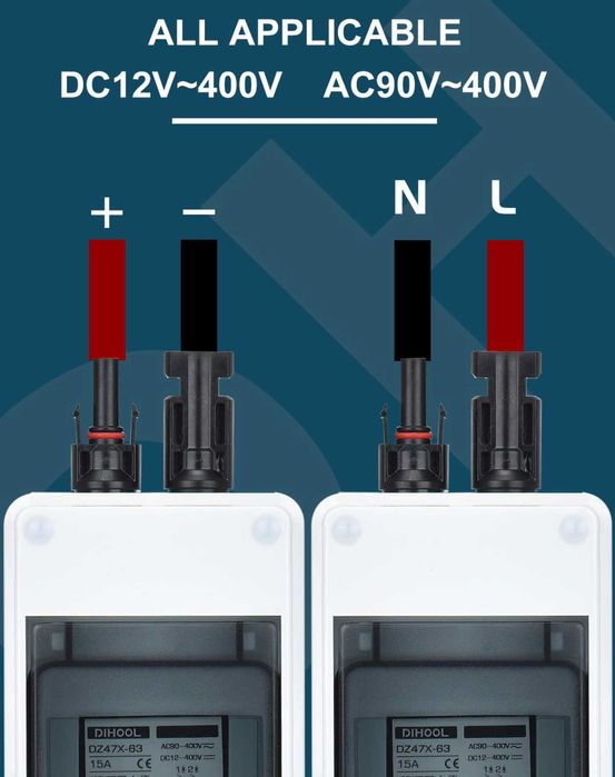 Disjuntor de corrente contínua disjuntor para sistema fotovoltaico