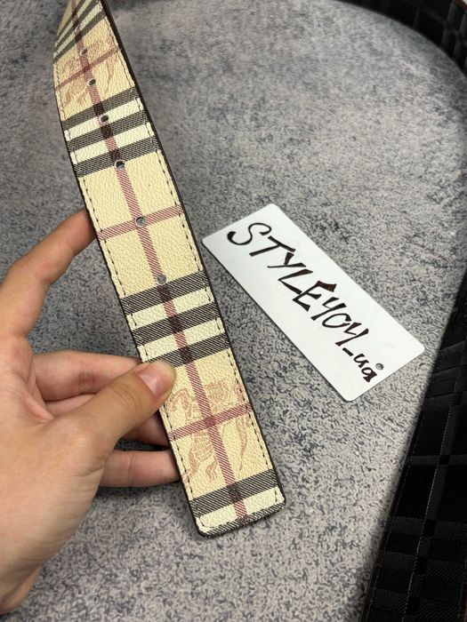 Шкіряний ремень Burberry
