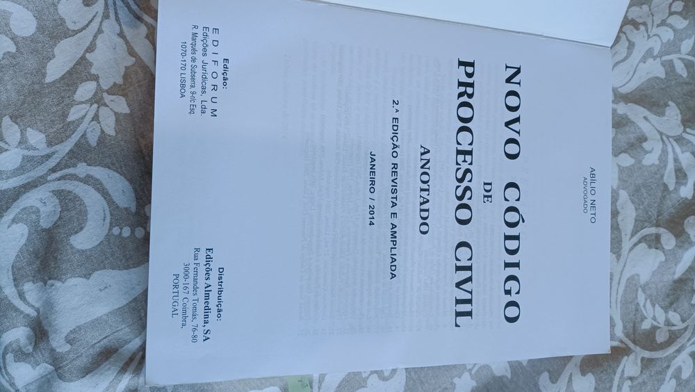 Novo Código de Processo Civil anotado de Abílio Neto