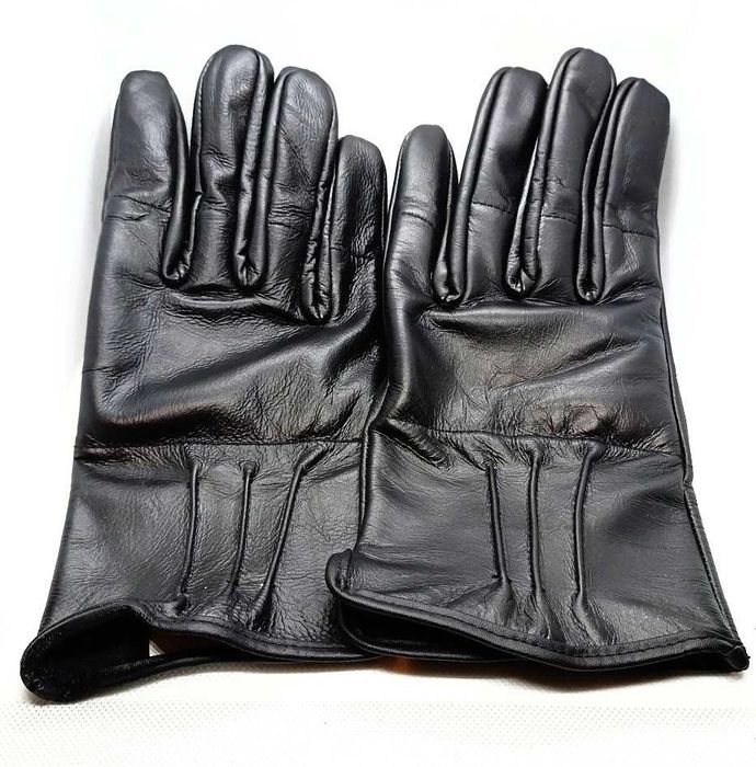 Luvas NOVAS em pele anti-corte operacionais homem