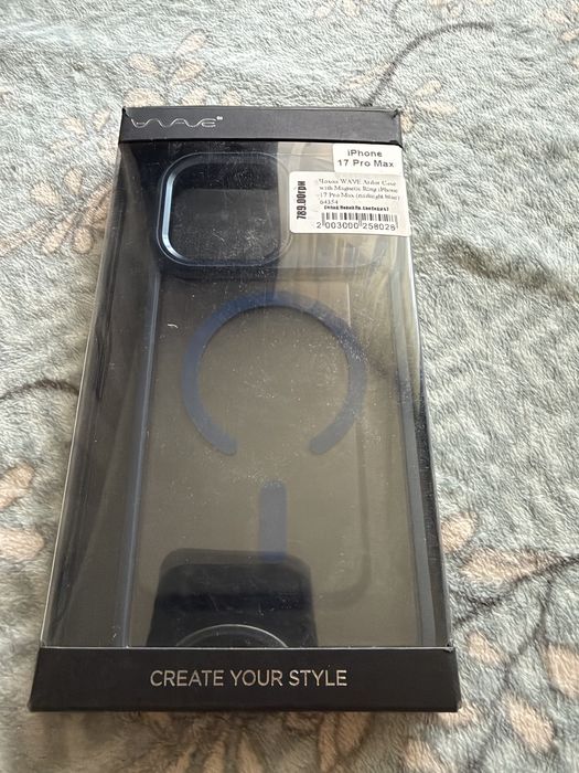 Чохол WAVE Magnetic Ring Blue iPhone 17/18 Pro Max