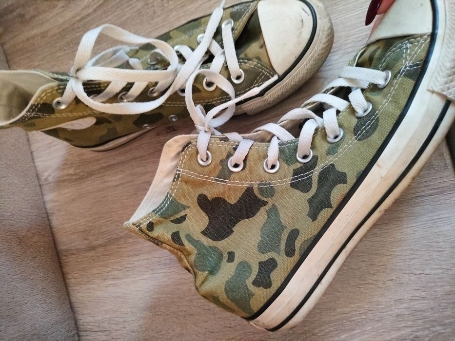 Buty sportowe trampki wysokie Converse 39 moro