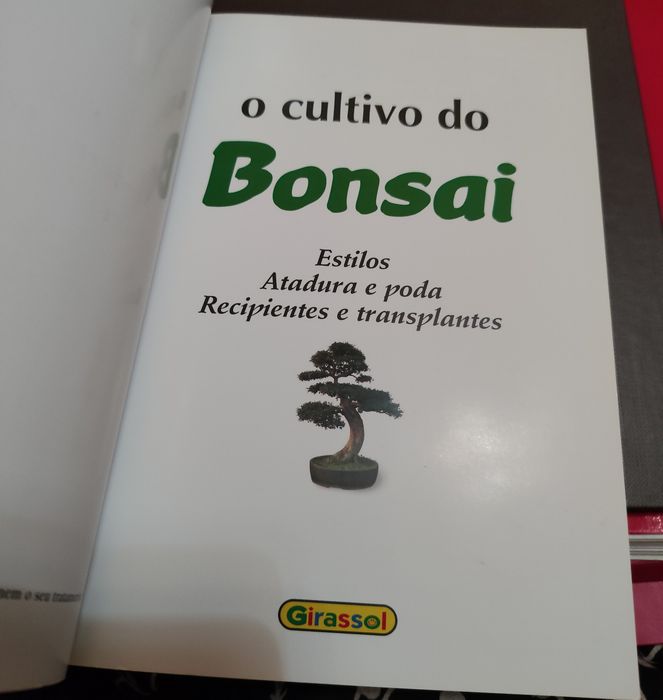 Livro "O Cultivo do Bonsai" (Coleção Pequenas Jóias - Ed. Girassol) – Como Novo!
