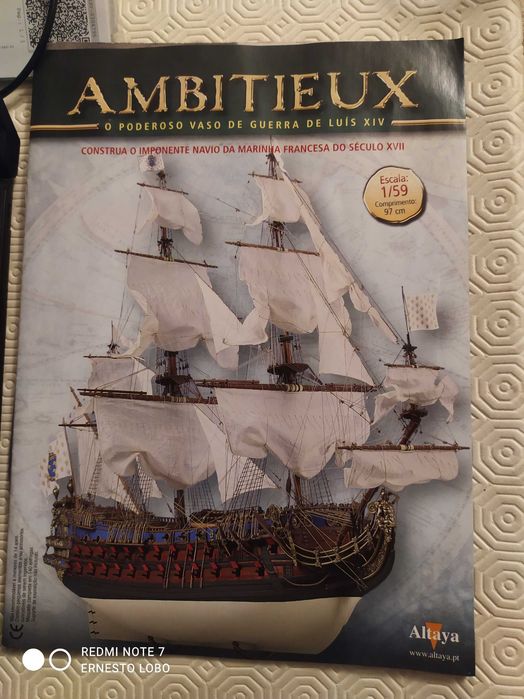 Coleçao de Fascículos de Modelismo "Ambitieux". 5 volumes