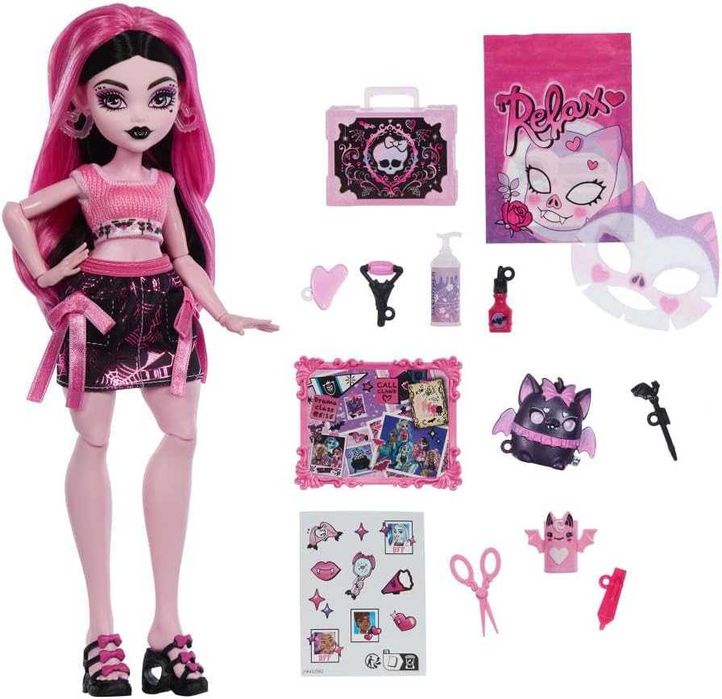 Лялька Mattel Monster High Self-Scare Secrets Draculaura  Монстер Хай "Секрети самостраху" Дракулаурa JHK43