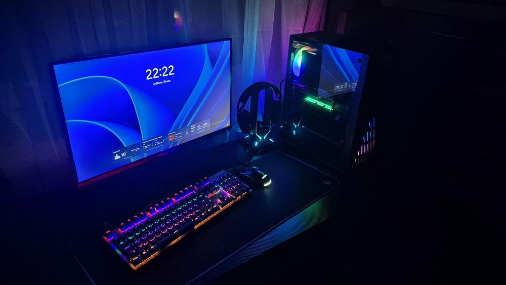 Продам пк i5 11400f-1080ti-16gb оперативки