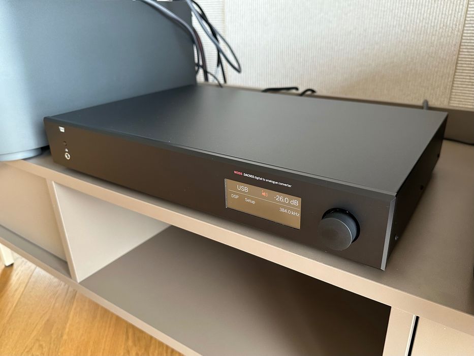Weiss DAC502-4ch mk2  – streamer / DAC / preamp – stan idealny, komplet, dystrybucja PL