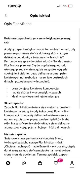 Sol de Janeiro Flor Mistica mgiełka limitowana duza 90 ml