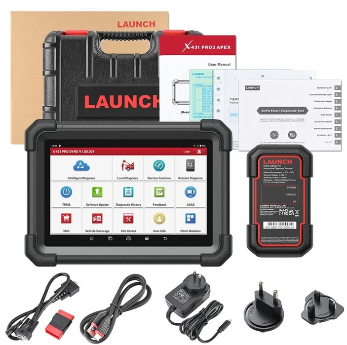 Launch X431 PRO DYNO HD — Máquina de Diagnóstico Ligeiros + Pesados