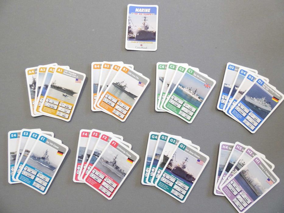 Jogos de Cartas, Quartetos, Carta Mundi I