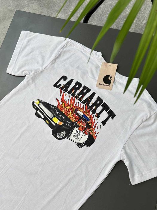 Футболка CARHARTT Skies (Черная / Белая • XS S M L XL XXL)