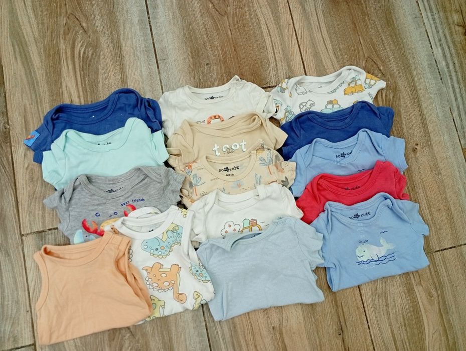 Zestaw 15 szt body So Cute z krótkim rękawem 62