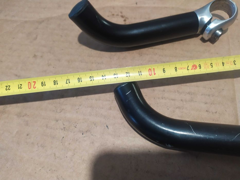 Rogi na kierownicę Alu 13cm Polecam