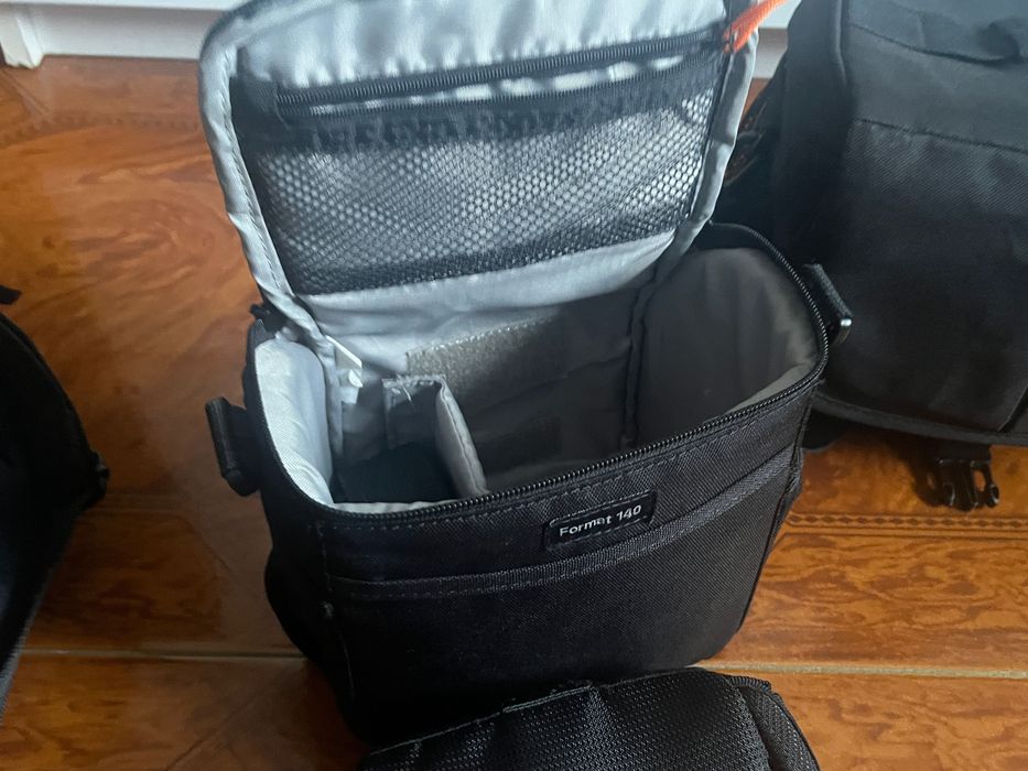 Conjunto de malas - Lowepro, Samsonite e Vanguard