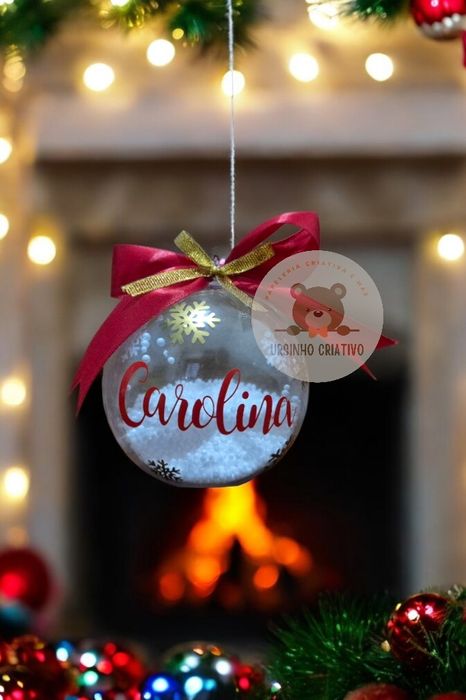 Bolas de Natal personalizada