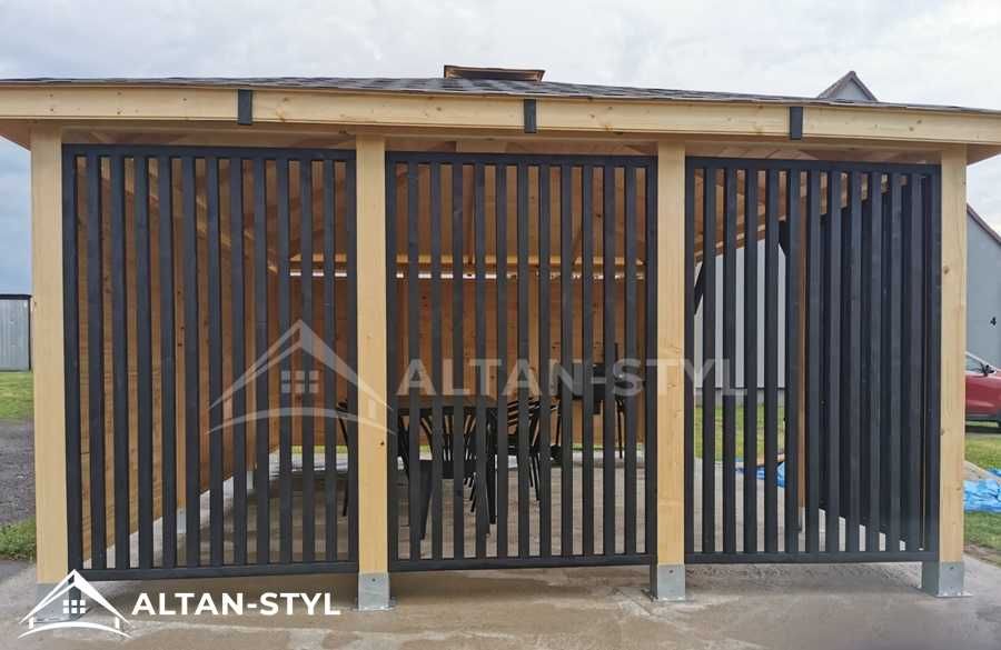 Altany,altanki, wiaty, altana ogrodowa DOMINIKA 4x4m PRODUCENT